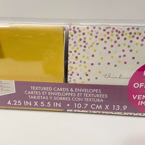 Craft Smith Textured Cards Lot 80 Cards Set Blackberry Lemon - Picture 3 of 14